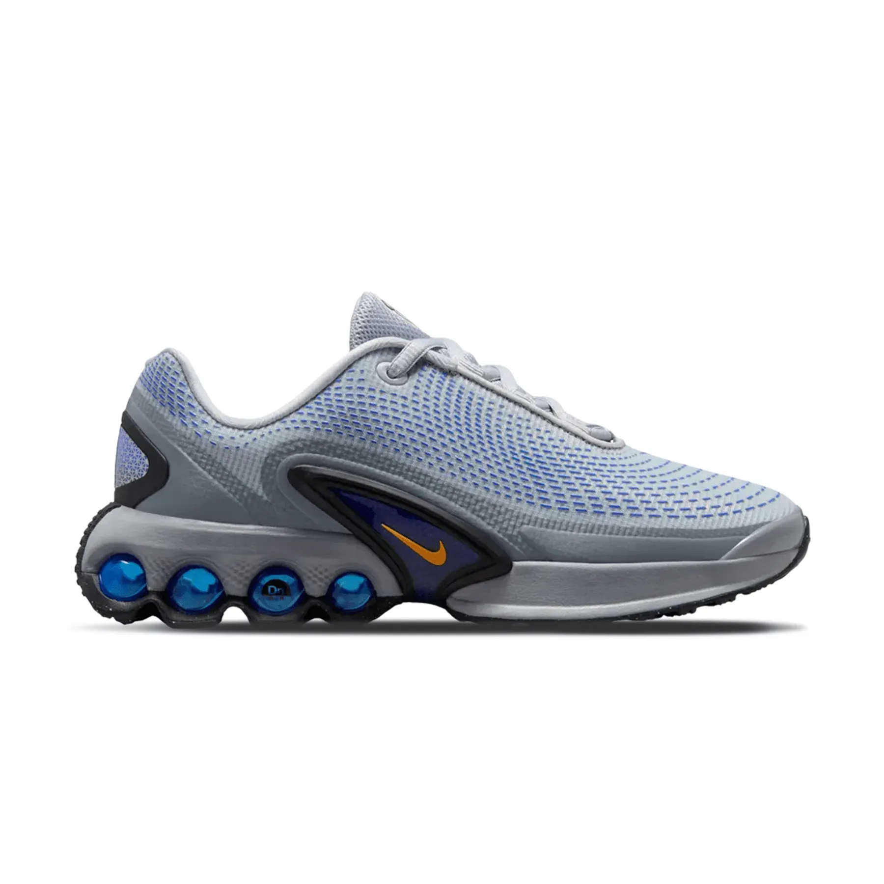 Nike Air Max DN GS 'Wolf Grey Hyper Royal' Nike Air Max running sneakers