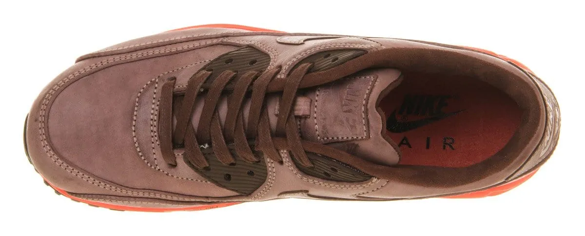 Nike Air Max Lunar 90 Prm Mahogany Bright Crimson QS Nike Air Max cushioned sneakers