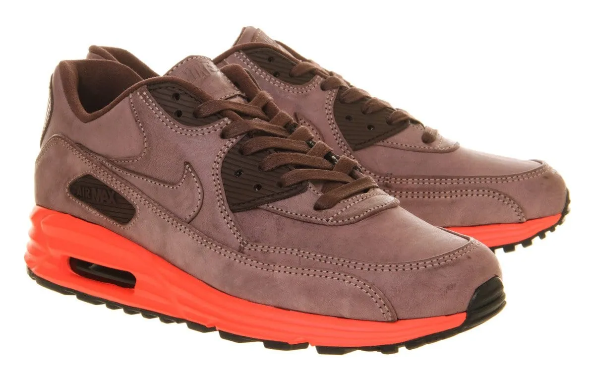 Nike Air Max Lunar 90 Prm Mahogany Bright Crimson QS Nike Air Max cushioned sneakers