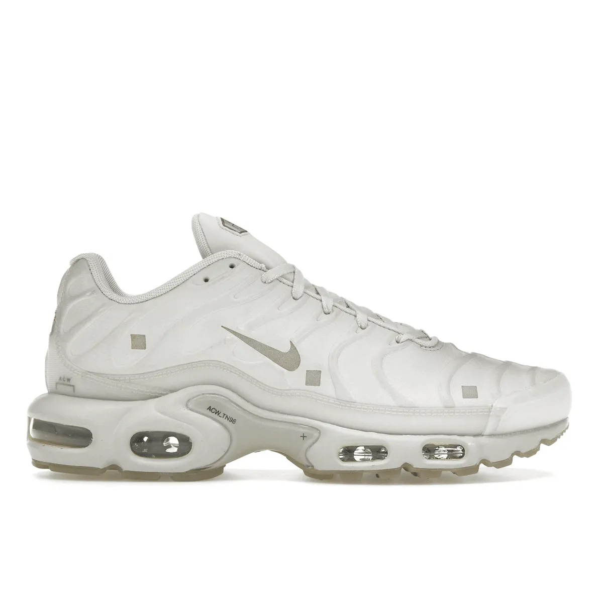 Nike Air Max Plus A-COLD-WALL Platinum Tint Nike Air Max casual shoes with visible air tech