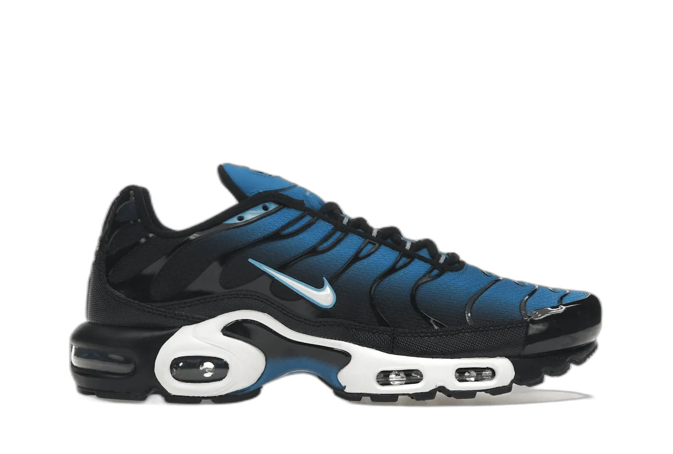 Nike Air Max Plus Aquarius Blue Nike Air Max casual shoes with visible air tech