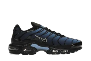 Nike Air Max Plus Black University Blue Nike Air Max casual shoes with visible air tech