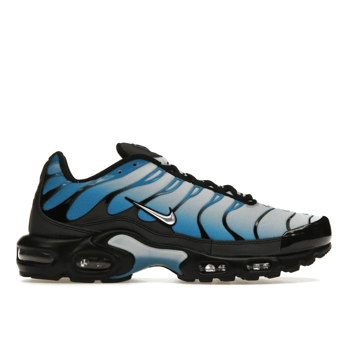 Nike Air Max Plus Blue Gradient Nike Air Max casual shoes with visible air tech