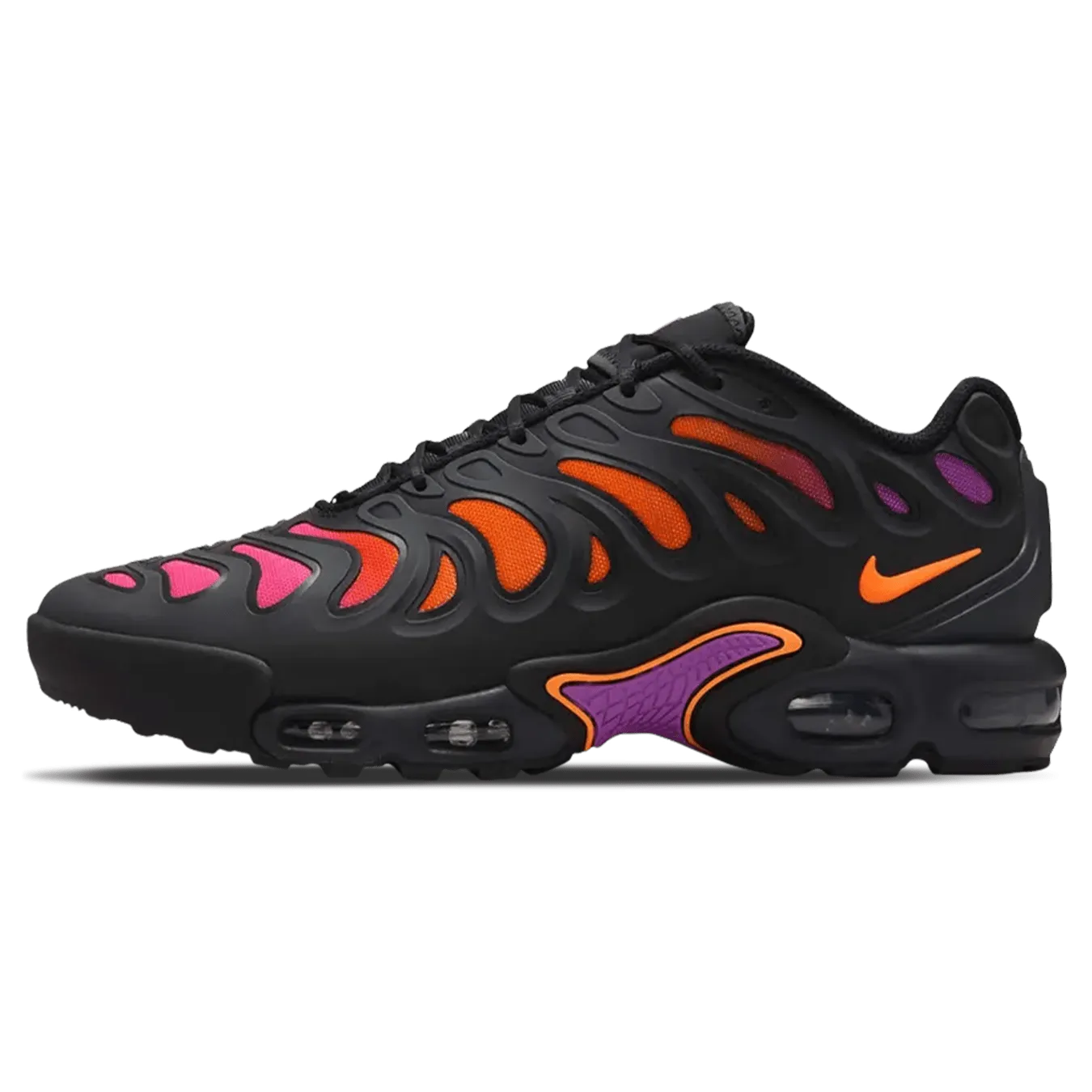 Nike Air Max Plus Drift 'Black Vivid Purple Total Orange' nike air max plus bold design performance sneakers