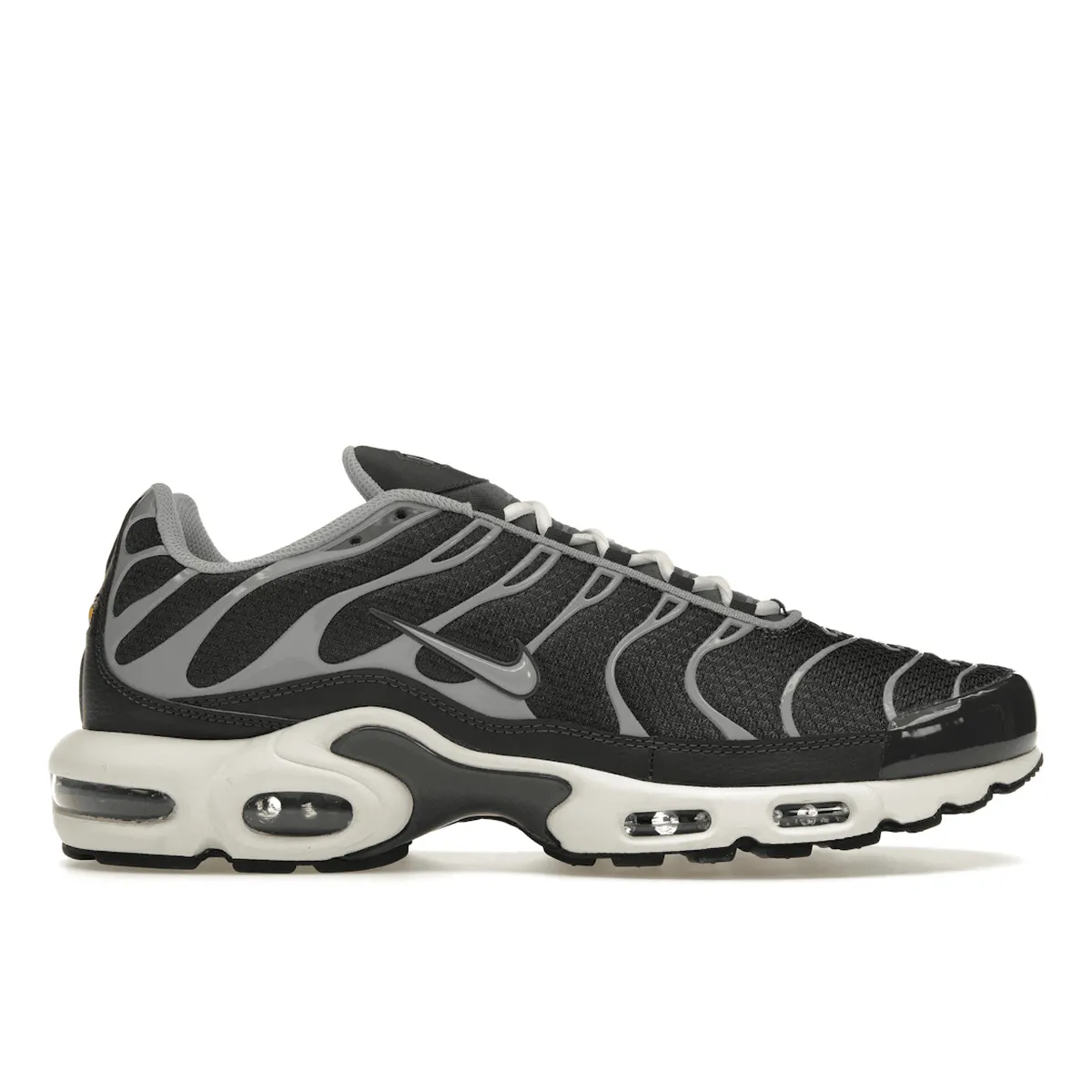 Nike Air Max Plus Greyscale Cool Grey Nike Air Max casual shoes with visible air tech