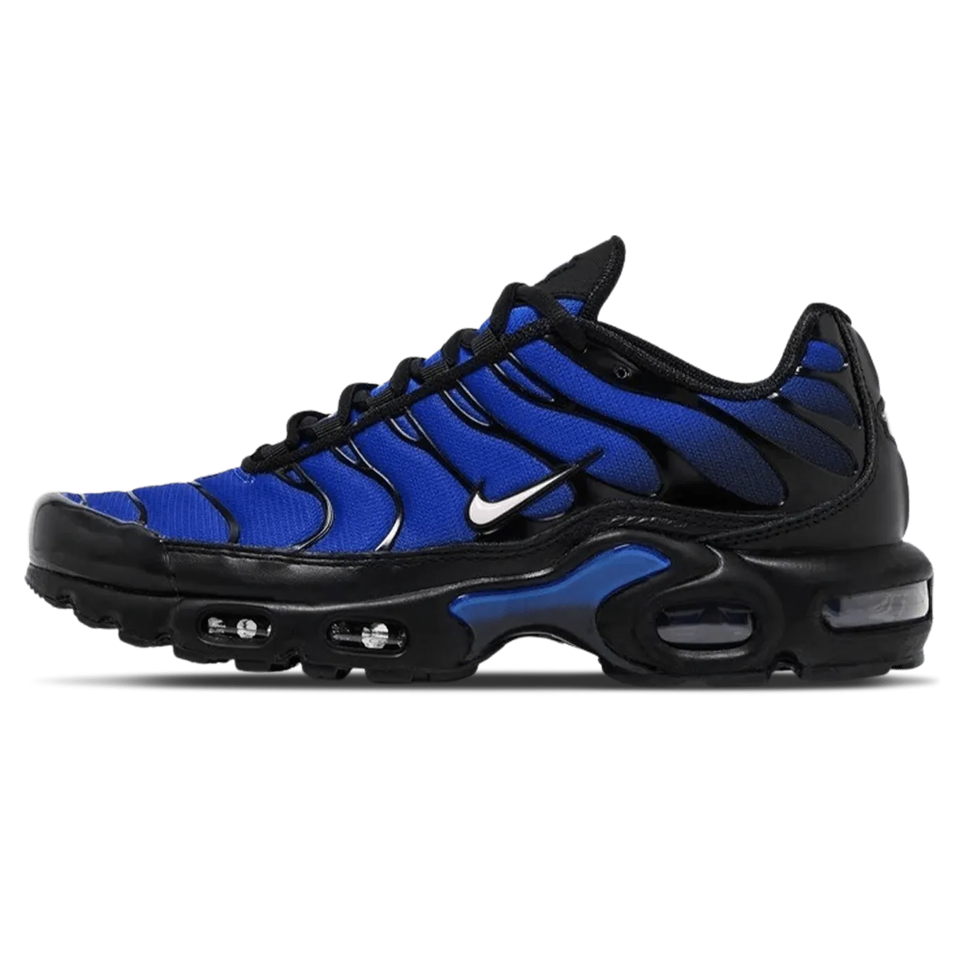 Nike Air Max Plus Premium 'Black Racer Blue' nike air max plus bold design performance sneakers