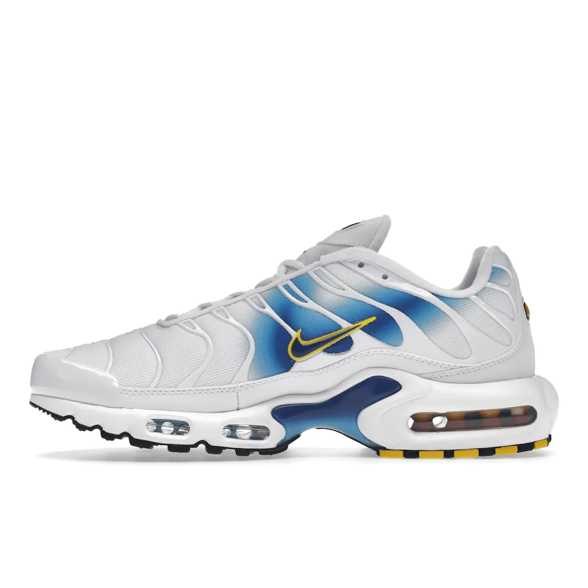 Nike Air Max Plus Spray Paint Swoosh White Blue Nike Air Max casual shoes