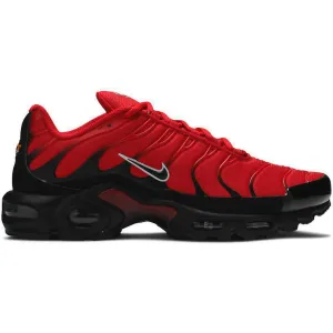 Nike Air Max Plus TN University Red Nike Air Max casual shoes with visible air tech