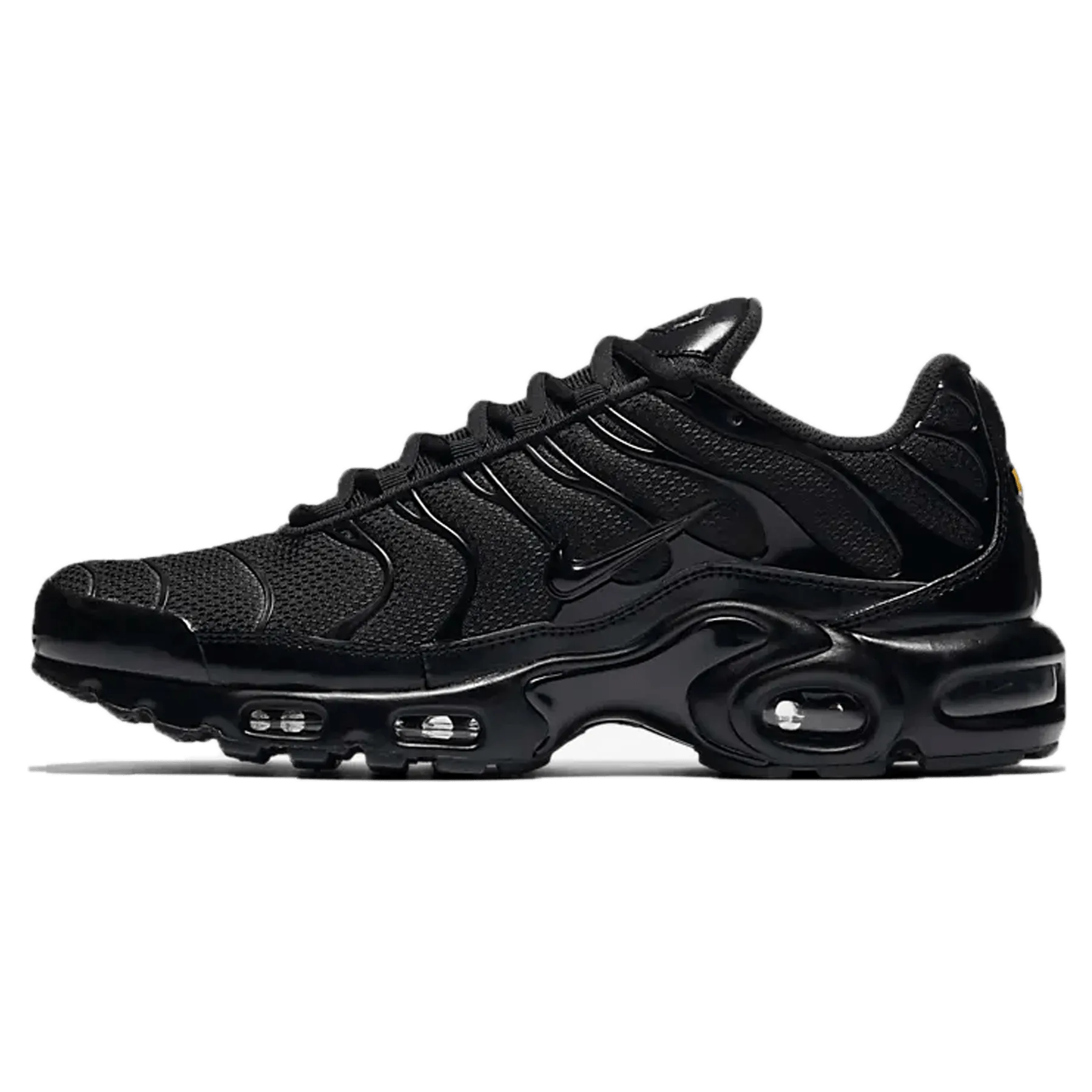 Nike Air Max Plus 'Triple Black' Nike Air Max lifestyle sneakers with sport details