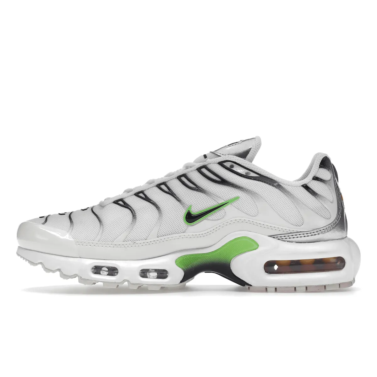 Nike Air Max Plus White Neon Metallic Silver Nike Air Max casual shoes