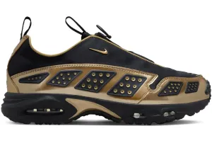 Nike Air Max Sunder Black Dark Smoke Gray Metallic Gold Nike Air Max casual shoes with visible air tech