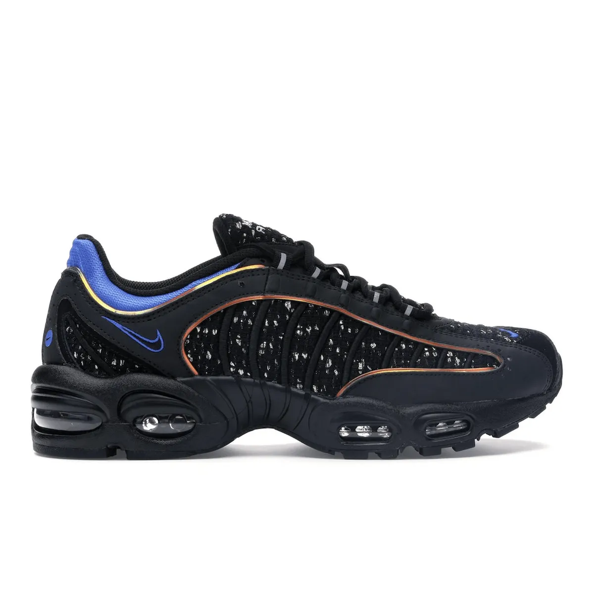Nike Air Max Tailwind 4 Supreme Black Nike Air Max casual shoes with visible air tech