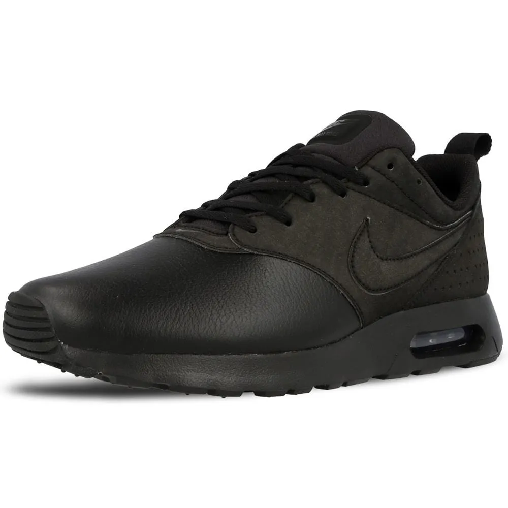Nike Air Max Tavas Leather Black Nike Air Max cushioned sneakers