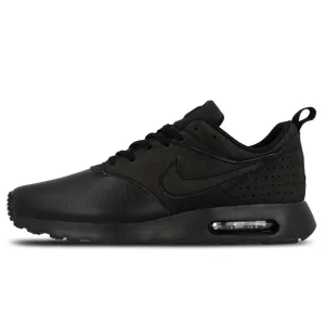 Nike Air Max Tavas Leather Black Nike Air Max sneakers with air cushioning design