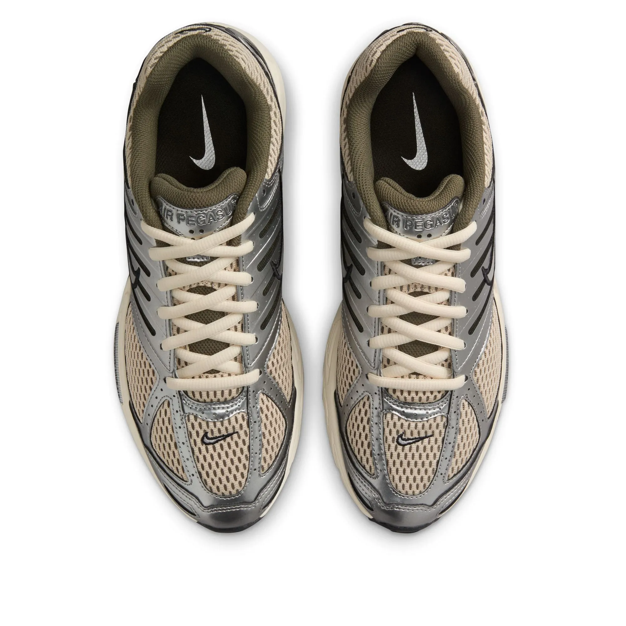 Nike Air Pegasus 2005 - Light Khaki/Metallic Silver Nike signature shoe looks
