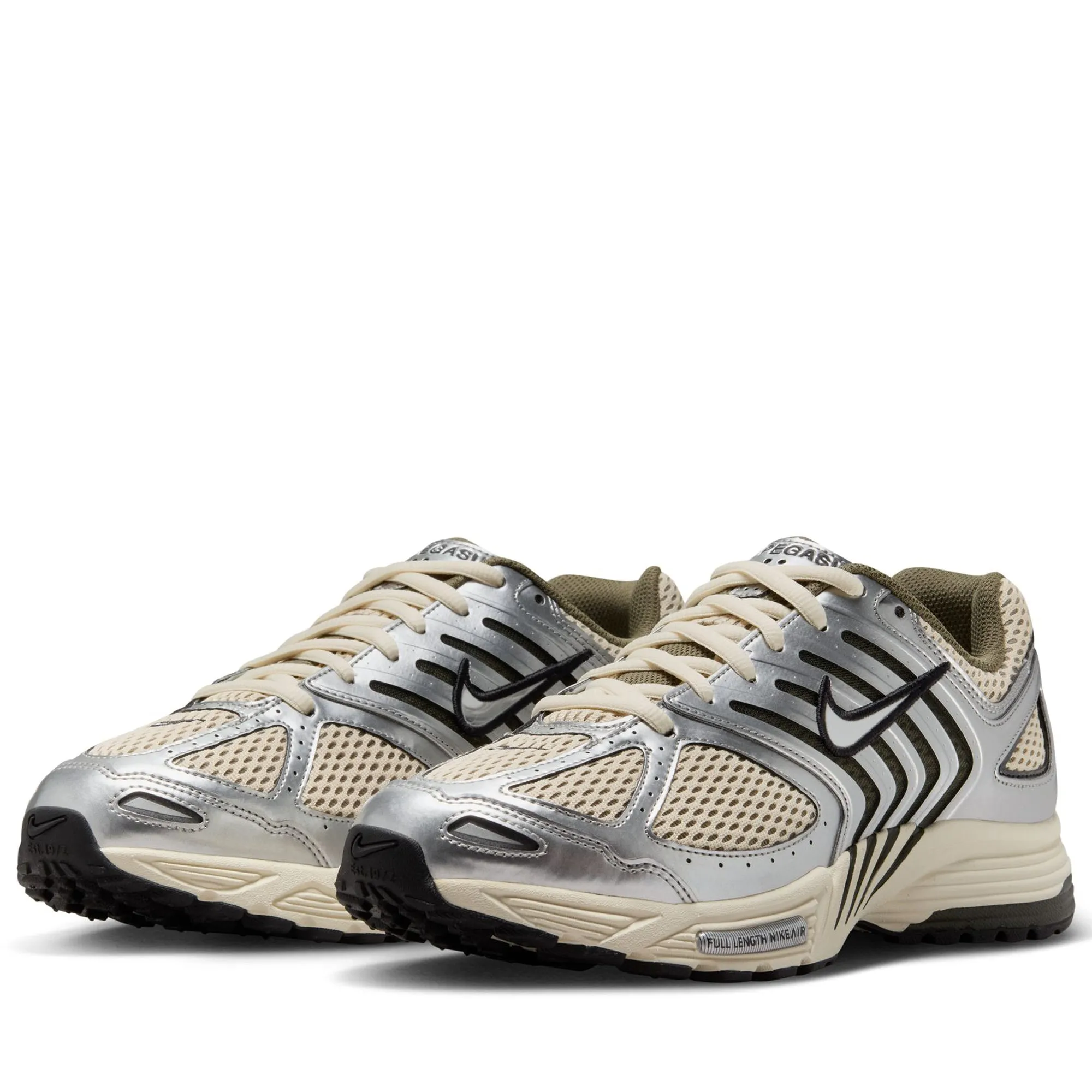 Nike Air Pegasus 2005 - Light Khaki/Metallic Silver Nike signature shoe looks