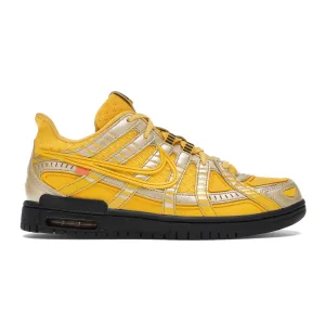 Nike Air Rubber Dunk Off-White University Gold Nike Dunk stylish shoes for sport and street