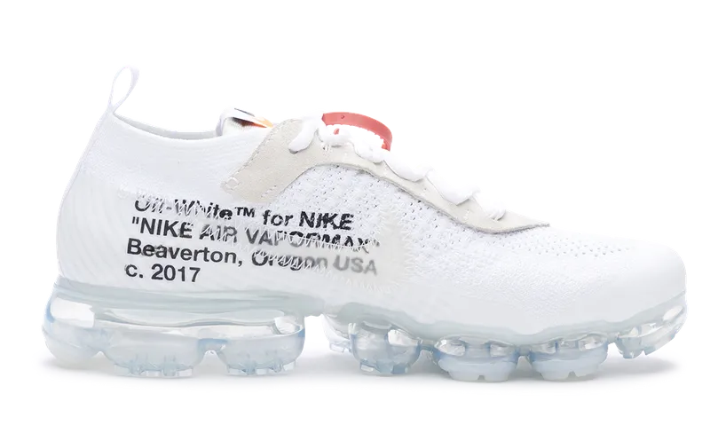 Nike Air VaporMax x OFF-WHITE Part 2 (AA3831-100) Men's Size 9-12 Air Max series
