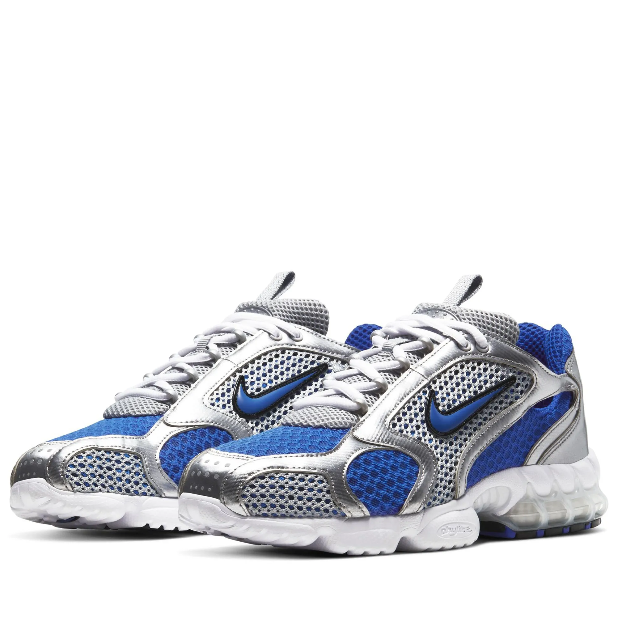 Nike Air Zoom Spiridon Cage 2 - Metallic Silver/Varsity Royal Nike signature shoe looks