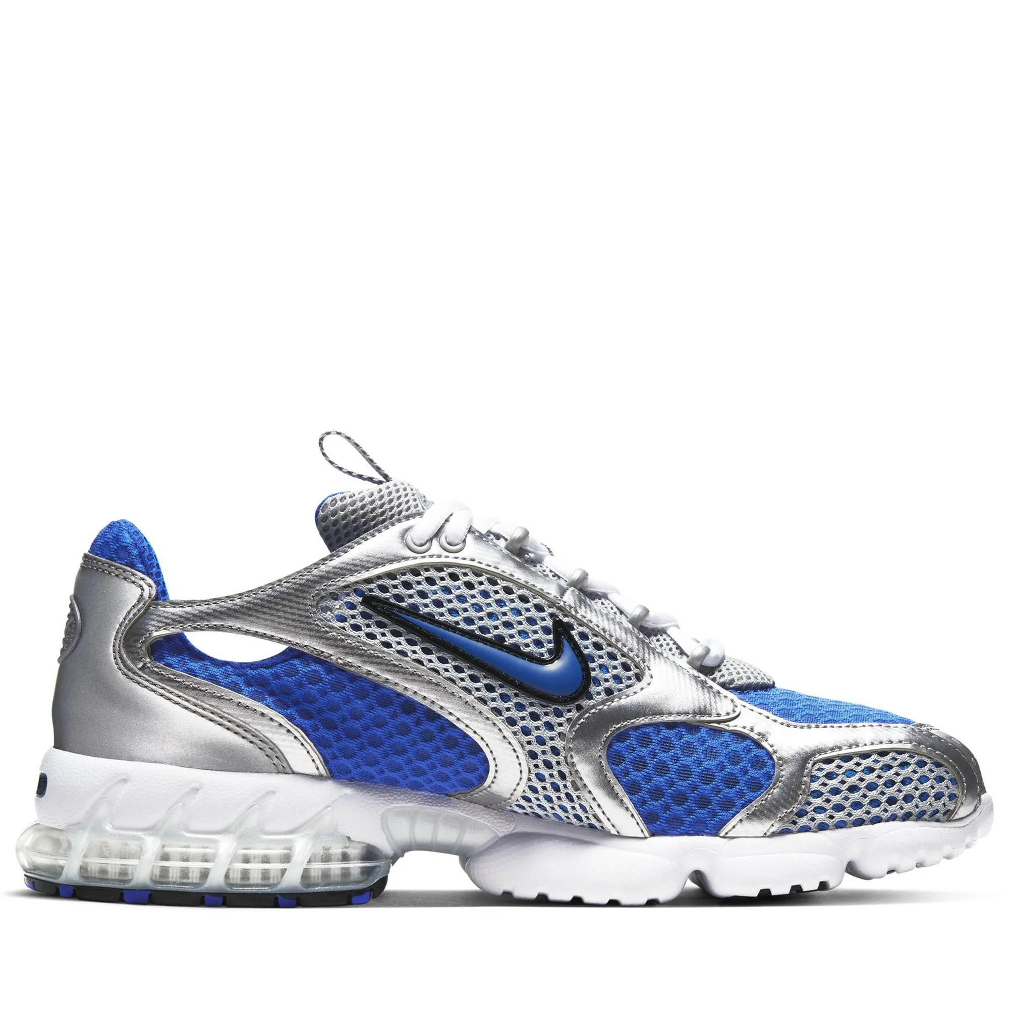 Nike Air Zoom Spiridon Cage 2 - Metallic Silver/Varsity Royal Nike signature shoe looks