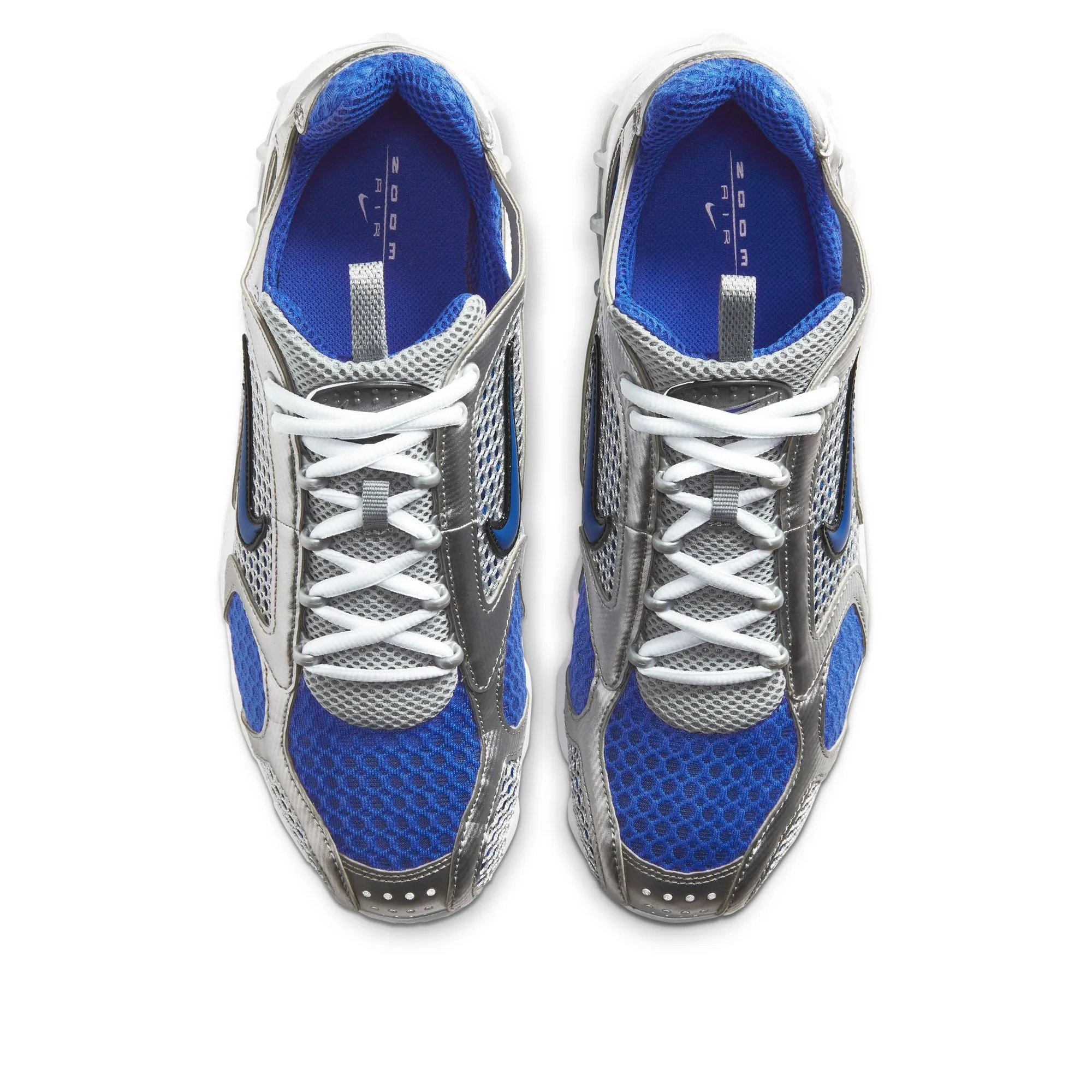 Nike Air Zoom Spiridon Cage 2 - Metallic Silver/Varsity Royal Nike signature shoe looks