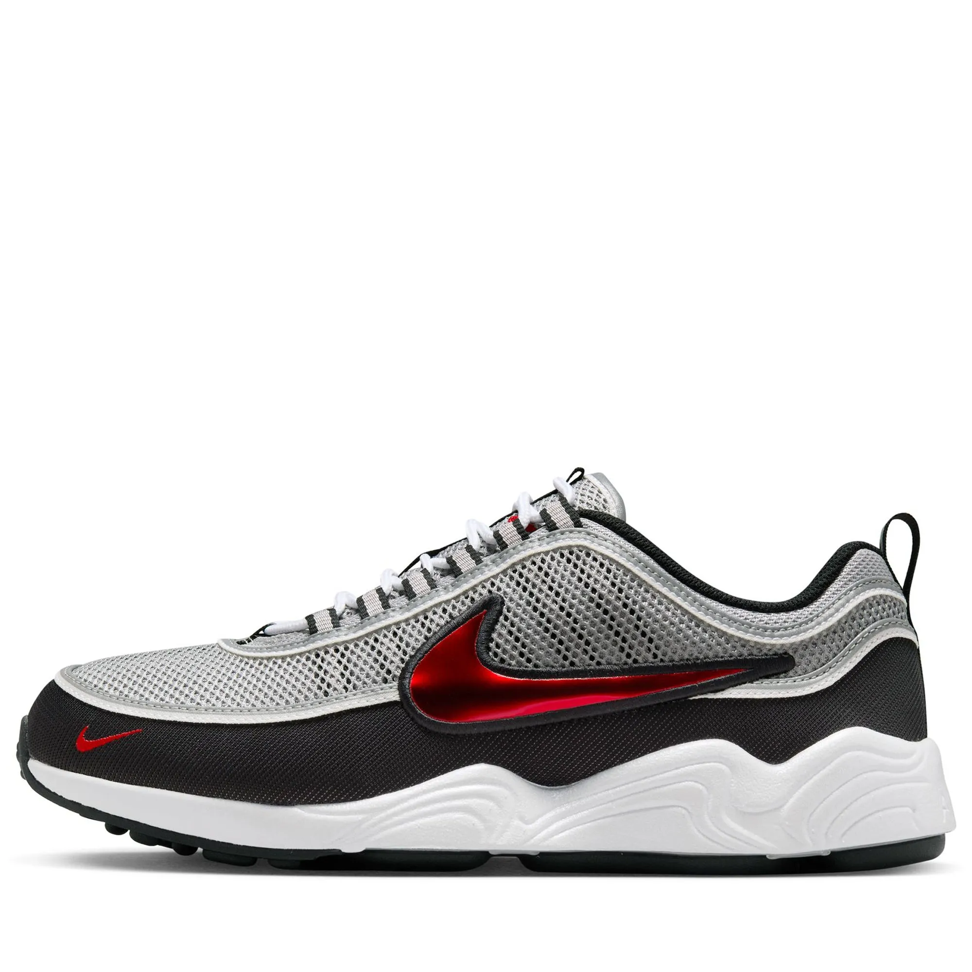 Nike Air Zoom Spiridon SP - Metallic Silver/Sport Red Nike premium shoe collections