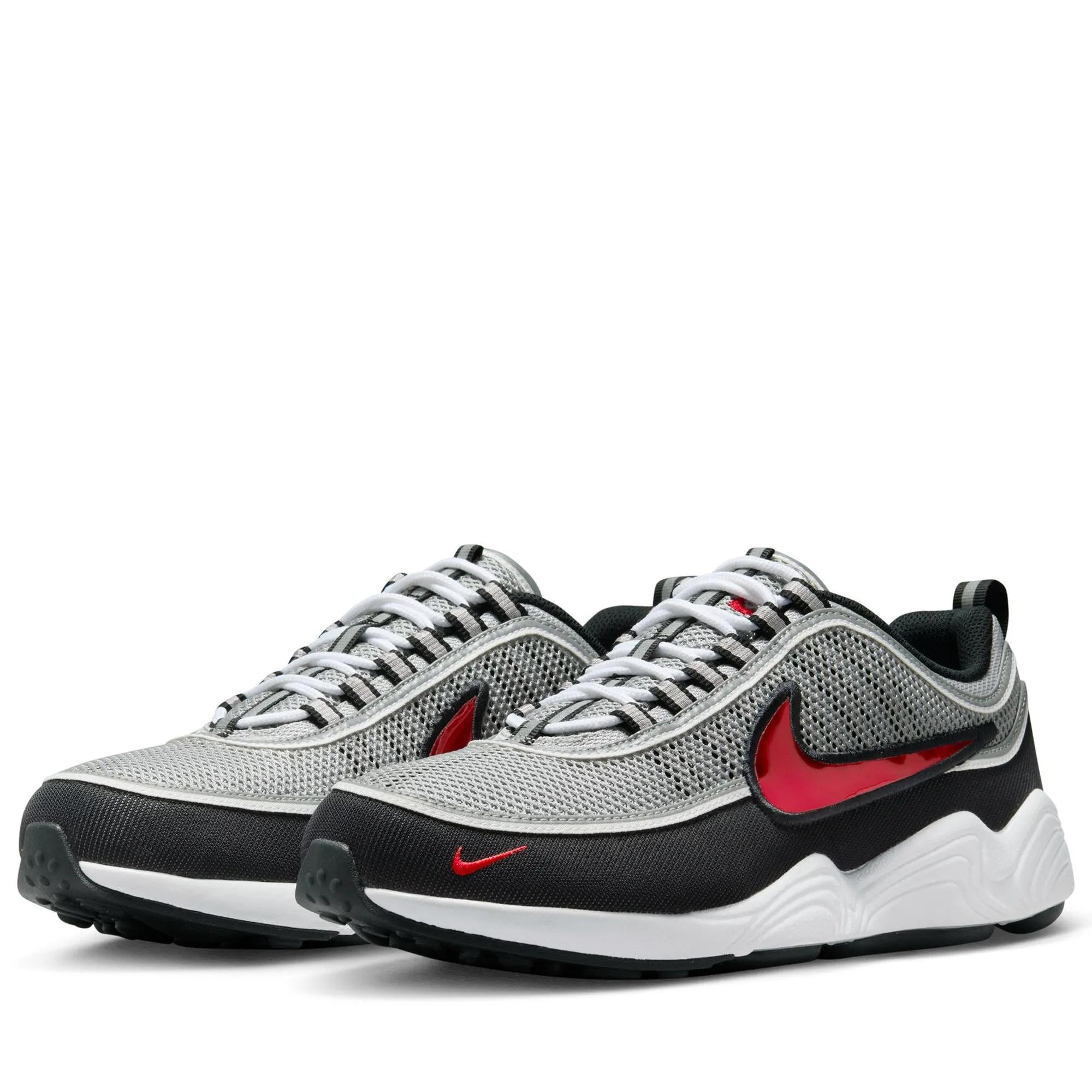 Nike Air Zoom Spiridon SP - Metallic Silver/Sport Red Nike signature shoe looks