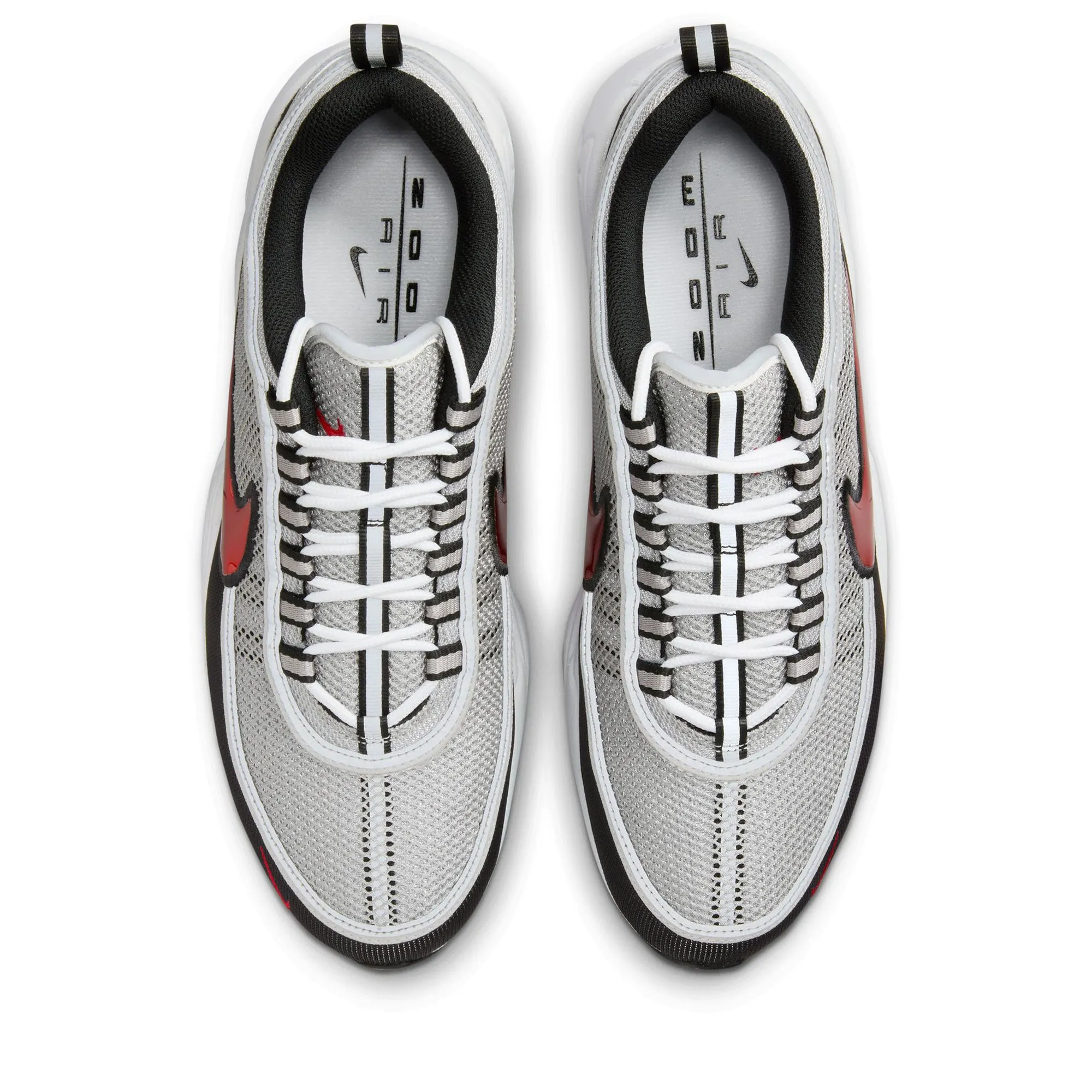 Nike Air Zoom Spiridon SP - Metallic Silver/Sport Red Nike signature shoe looks