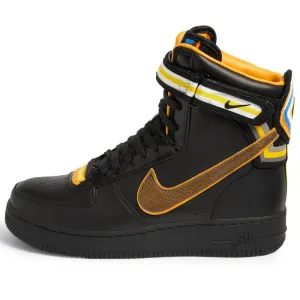 Nike Black Riccardo Tisci Air Force 1 Hi Leather Sneakers Nike Air Force 1 timeless sneakers for any outfit