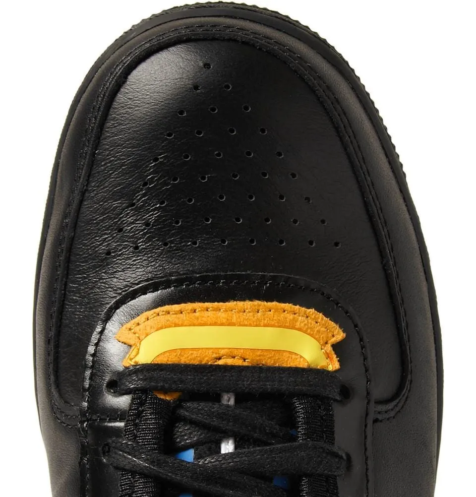 Nike Black Riccardo Tisci Air Force 1 Hi Leather Sneakers Nike Air Force 1 low-top sneakers