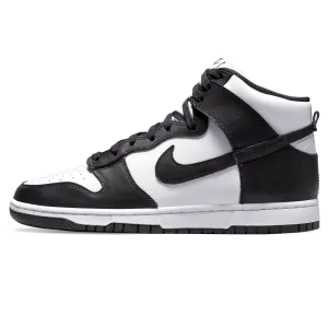 Nike Dunk High 'Black White' Nike Dunk casual shoes with iconic low-top shape
