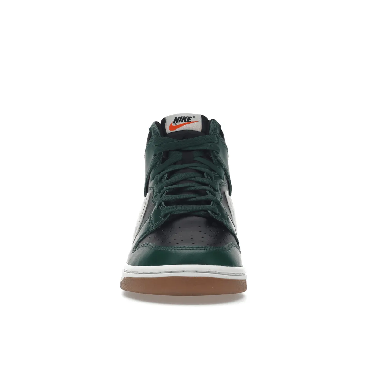 Nike Dunk High Chenille Swoosh Black Green Nike Dunk heritage sneakers