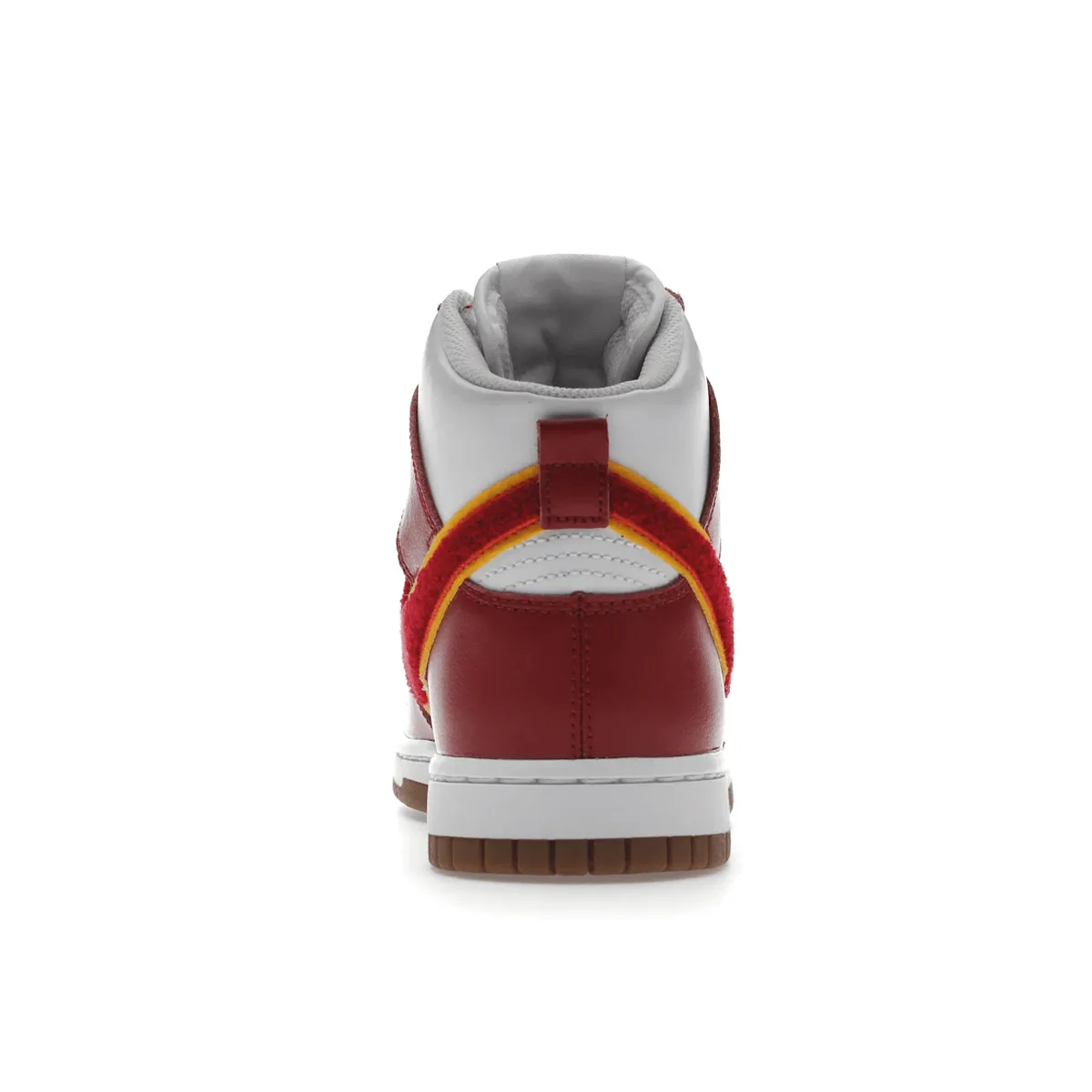 Nike Dunk High Chenille Swoosh White Gym Red Nike Dunk heritage sneakers