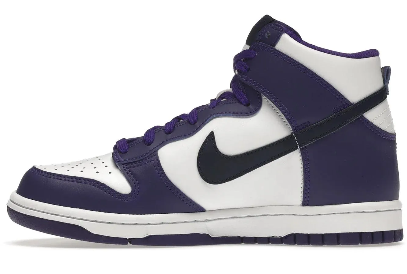 Nike Dunk High Electro Purple Midnight Navy Nike Dunk heritage sneakers