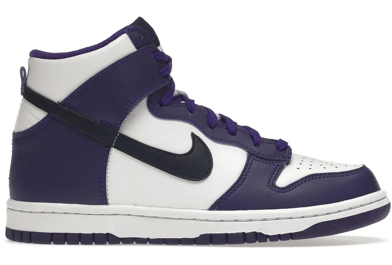 Nike Dunk High Electro Purple Midnight Navy Nike Dunk stylish shoes for sport and street