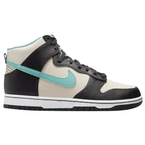 Nike Dunk High EMB Beige Black Washed Teal Nike Dunk stylish shoes for sport and street