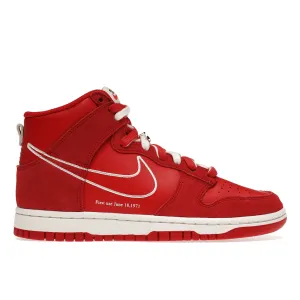 Nike Dunk High First Use Red Nike Dunk stylish shoes for sport and street