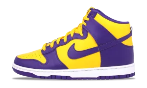 Nike Dunk High Lakers nike dunk trendy streetwear shoes