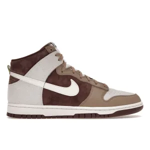 Nike Dunk High Light Chocolate Nike Dunk stylish shoes for sport and street