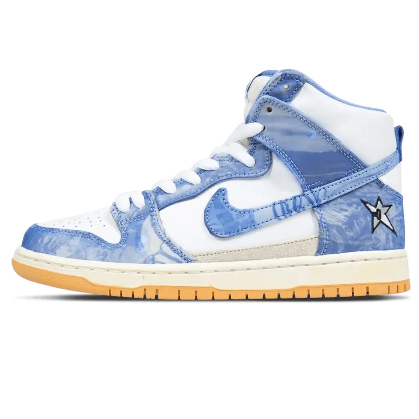 Nike Dunk High SB x Carpet Company 'Royal Pulse' Nike Dunk casual shoes with iconic low-top shape