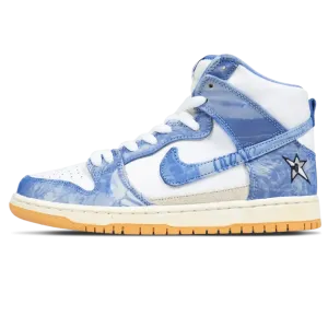 Nike Dunk High SB x Carpet Company 'Royal Pulse' Nike Dunk casual shoes with iconic low-top shape