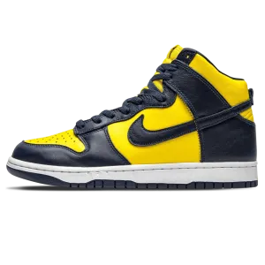 Nike Dunk High SP 'Michigan' 2020 Nike Dunk casual shoes with iconic low-top shape