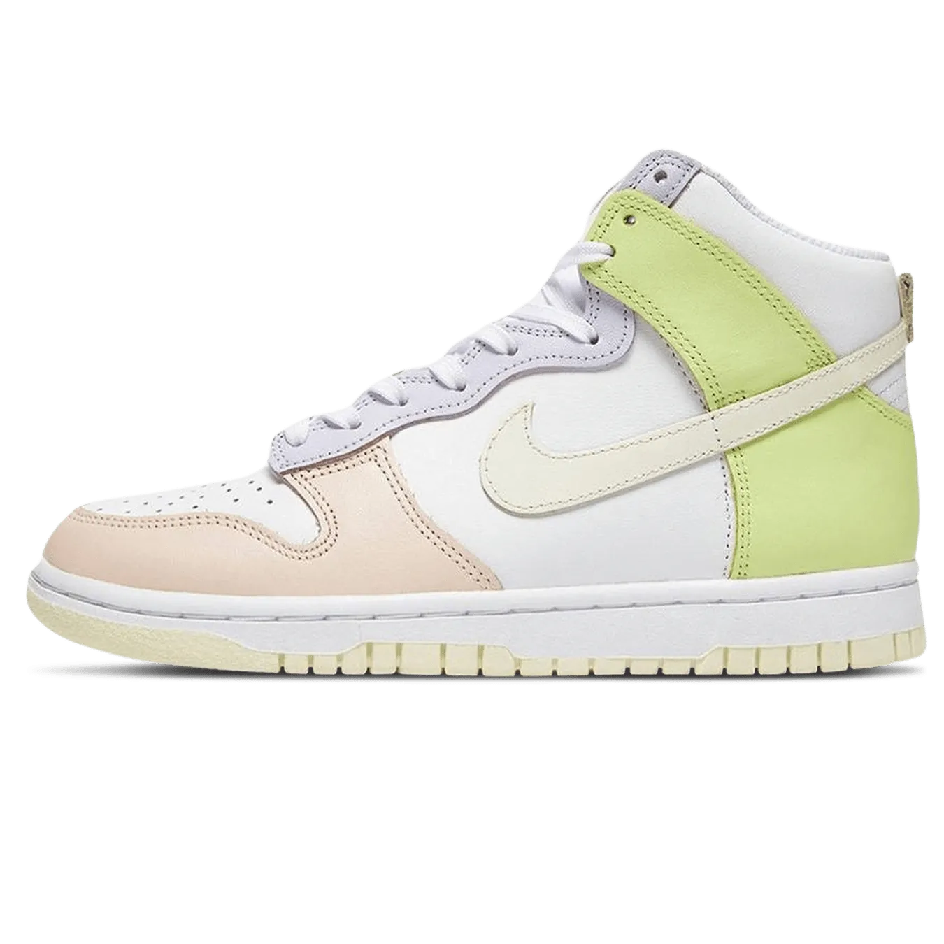 Nike Dunk High Wmns 'Lemon Twist Nike Dunk casual shoes with iconic low-top shape