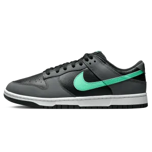 Nike Dunk Low 'Black Green Glow' Nike Dunk casual shoes with iconic low-top shape