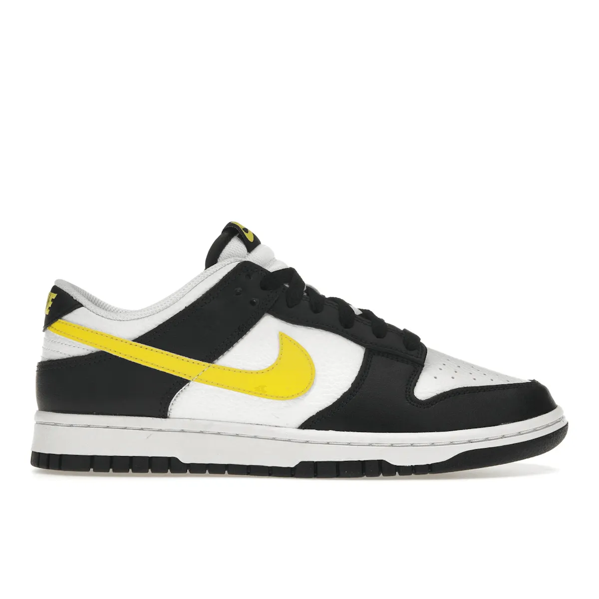 Nike Dunk Low Black Opti Yellow Nike Dunk stylish shoes for sport and street