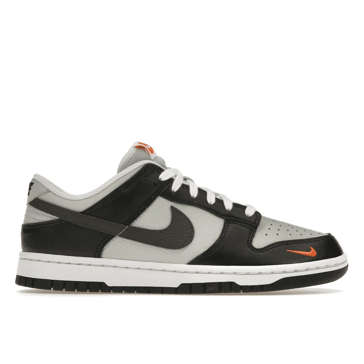 Nike Dunk Low Black Total Orange Mini Swoosh Nike Dunk stylish shoes for sport and street