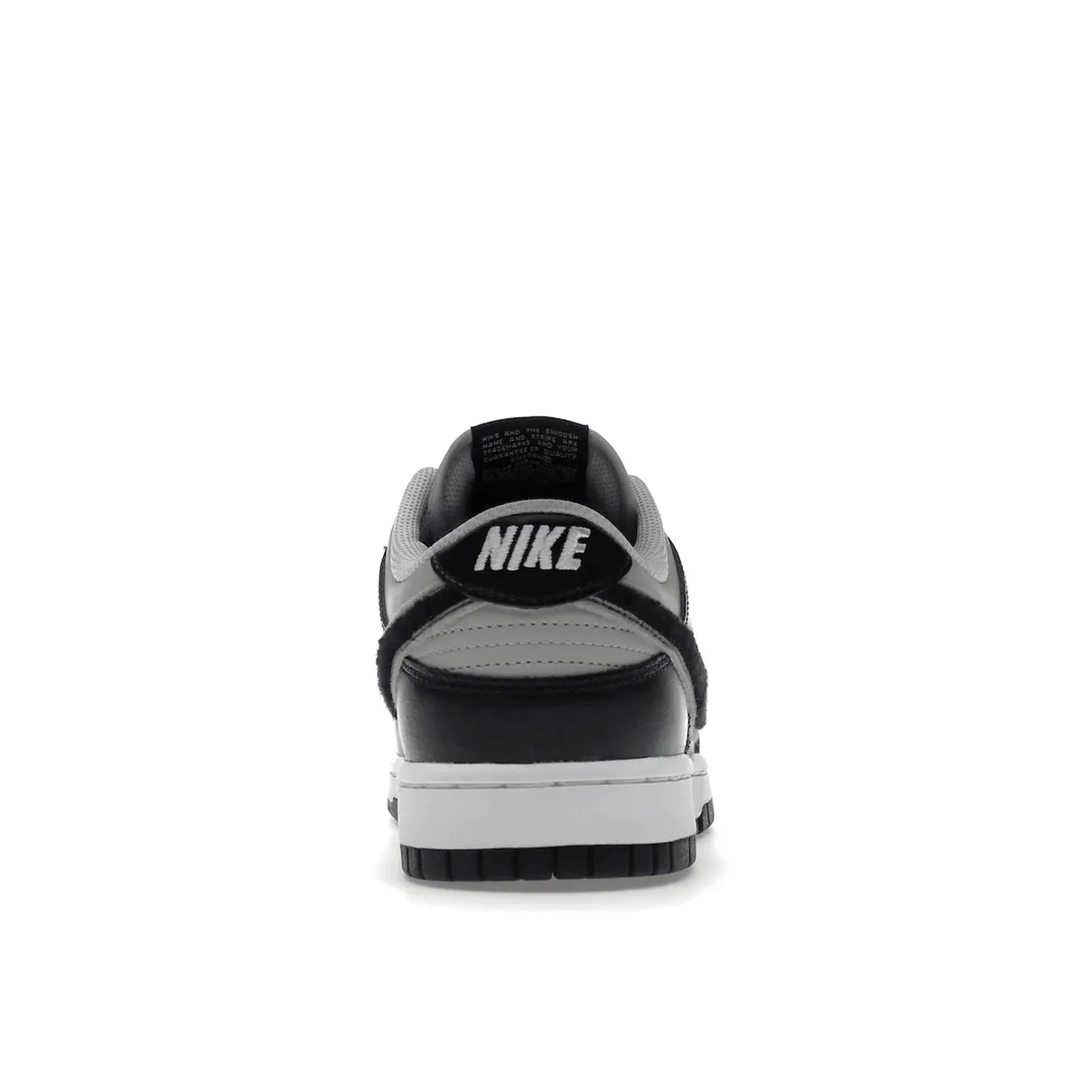 Nike Dunk Low Chenille Swoosh Black Grey Nike Dunk heritage sneakers
