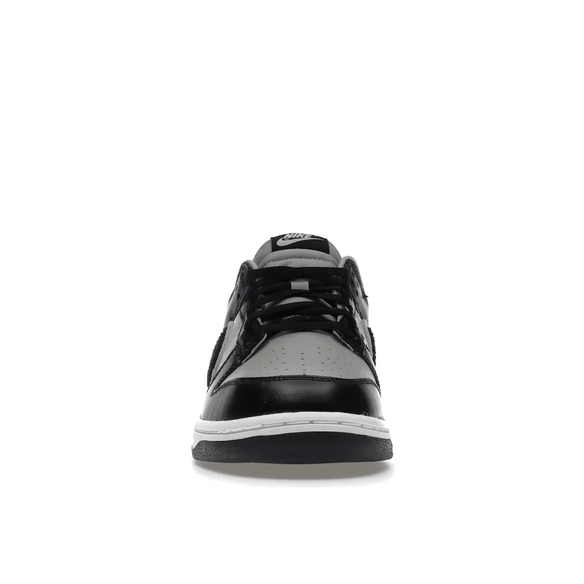 Nike Dunk Low Chenille Swoosh Black Grey Nike Dunk heritage sneakers