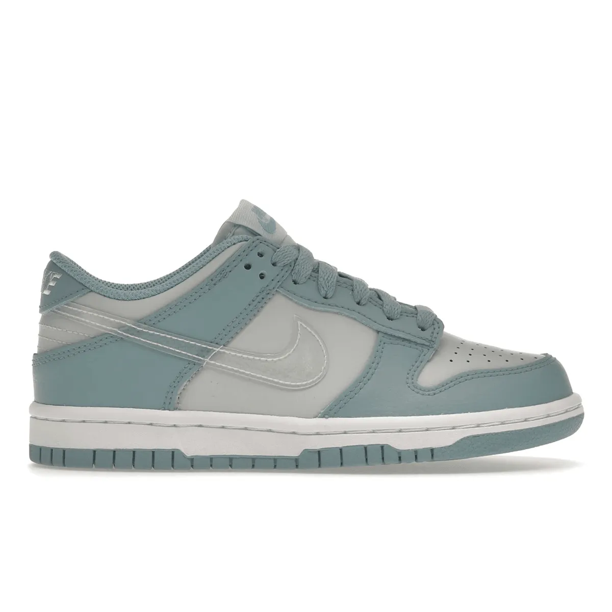 Nike Dunk Low Clear Blue Swoosh Nike Dunk stylish shoes for sport and street