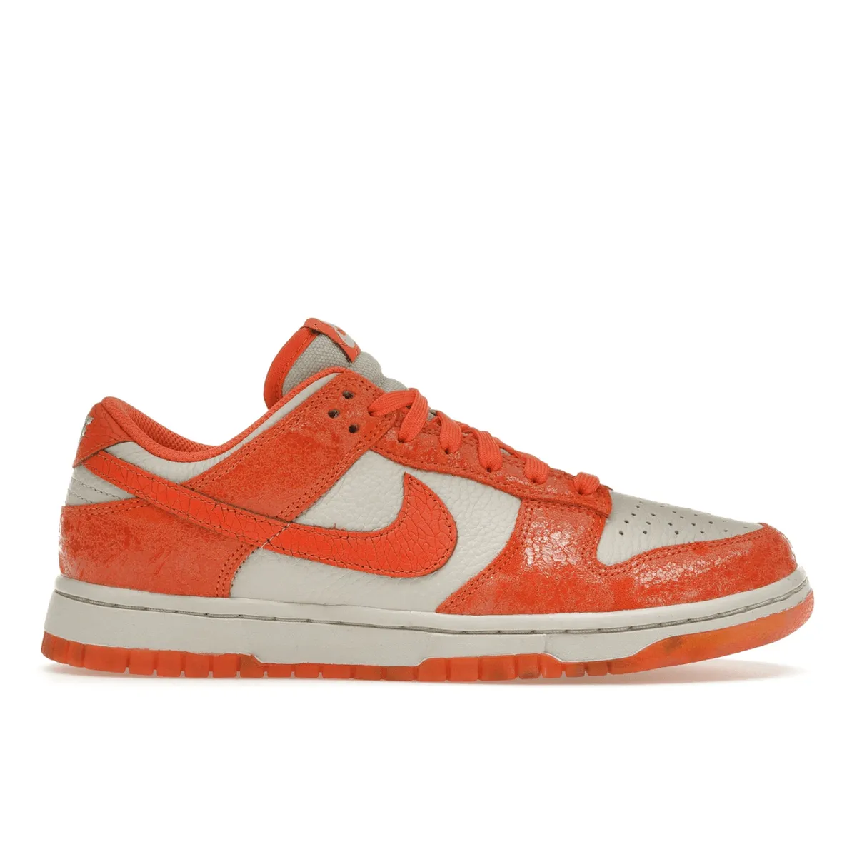 Nike Dunk Low Cracked Orange Nike Dunk stylish shoes for sport and street